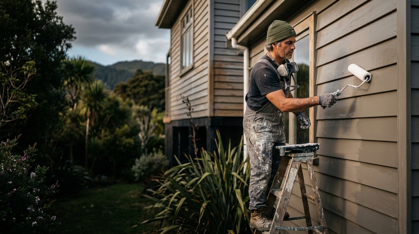 A New Zealand painter on the job